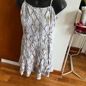 Express Snake Print Camisole Dress